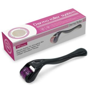 Derma roller for hair loss and facial skin