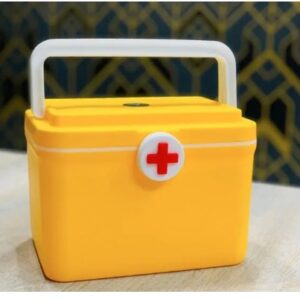 Ideal for storing first aid supplies, pills, or personal medications, Empty Small First Aid Box, Medicine Storage Box, High-Quality Medical Organizer, Portable First Aid Kit Box, thetrendhood.com