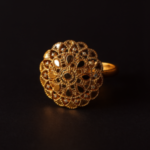 Gold Plated Ring for Women, Stylish Rings for Girls, Affordable Gold Jewelry, thetrendhood.com, Adjustable Gold Plated Ring, Classic gold plated ring with elegant finish, Lightweight and comfortable for all-day wear