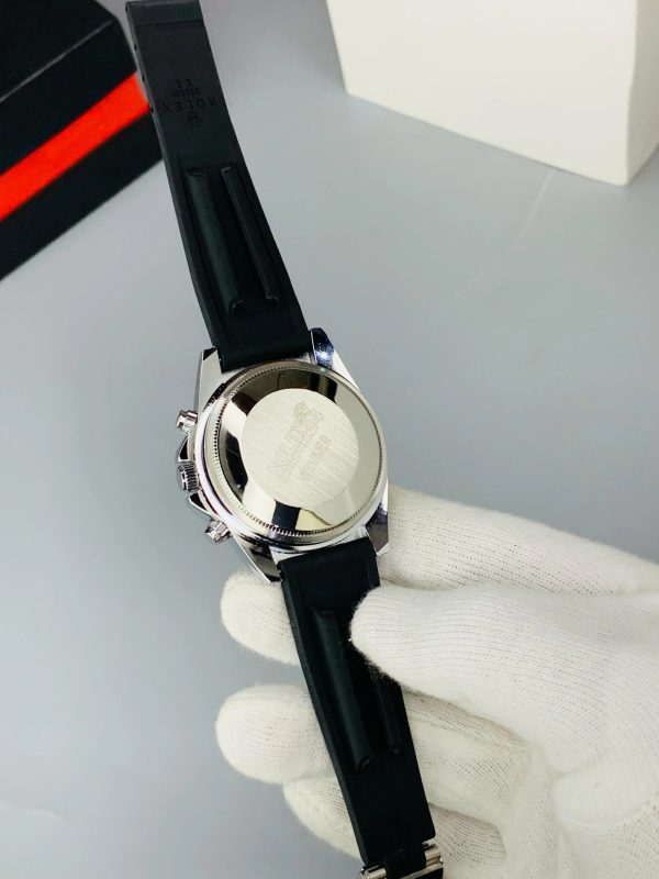 Luxury Oyster Perpetual-Inspired Watch – Stainless Steel Dial with Premium Rubber Strap | High-Quality Copy