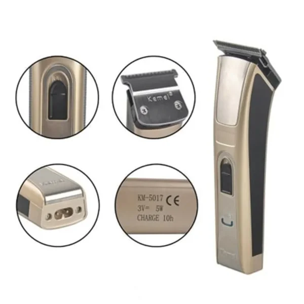 kemei km-5071, kemei hair clipper, rechargeable hair trimmer, cordless hair cutting machine, men’s hair clipper, professional hair trimmer, stainless steel blade trimmer, noiseless hair clipper, rechargeable beard trimmer, best kemei hair cutting machine, thetrendhood.com