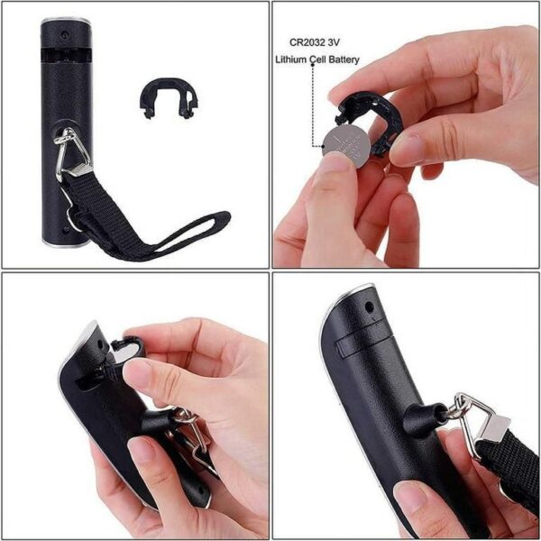 portable luggage scale, travel weight scale, digital suitcase scale, baggage weight checker, handheld luggage scale, lightweight travel gadget, airline baggage scale