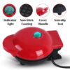 Waffle maker machine Non-stick waffle maker Electric breakfast appliance Compact waffle maker for home Best waffle maker for kitchen Easy clean waffle maker Small electric waffle machine Quick breakfast maker Homemade waffle maker