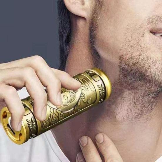 Daling DL-9209 shaver, mini electric shaver for men, USB rechargeable razor, portable travel shaver, aluminum alloy electric shaver, 4200 RPM motor razor, precision blade shaver, men grooming kit, cordless electric shaver, high-speed beard trimmer, thetrendhood.com