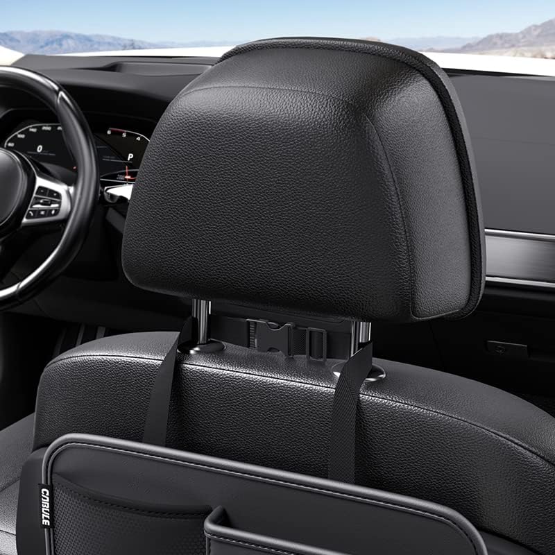 car backseat organizer, car storage bag, hanging seat organizer, leather car organizer, car seat storage, multi-pocket car bag, car interior accessories, travel car organizer, universal car seat organizer, car accessories for men and women