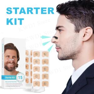 magnetic nasal strips, anti-snoring strips, breathing aid for sleep, sport nasal dilator, nasal breathing strips, snoring relief kit, airflow improvement strips, nasal congestion aid, sleep breathing enhancer, non-invasive snore solution, thetrendhood.com