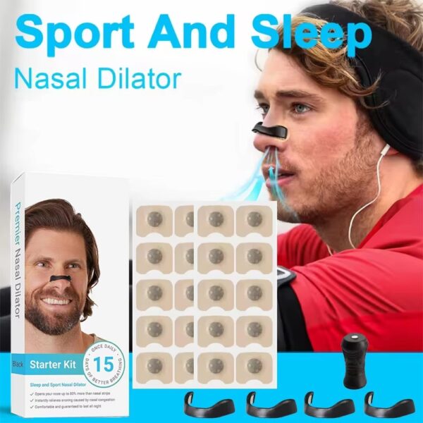 magnetic nasal strips, anti-snoring strips, breathing aid for sleep, sport nasal dilator, nasal breathing strips, snoring relief kit, airflow improvement strips, nasal congestion aid, sleep breathing enhancer, non-invasive snore solution, thetrendhood.com