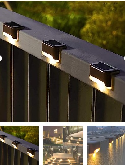 Solar Step Lamp, Outdoor Solar Deck Light, Waterproof LED Fence Light, Solar Garden Pathway Lamp, Solar Powered Yard Light, Solar Wall Light for Stairs, Warm Light Solar Lamp, Energy Saving Outdoor Lighting, IP65 Waterproof Solar Lamp, Eco-Friendly Garden Light, Automatic Solar Night Light, Home & Patio Lighting