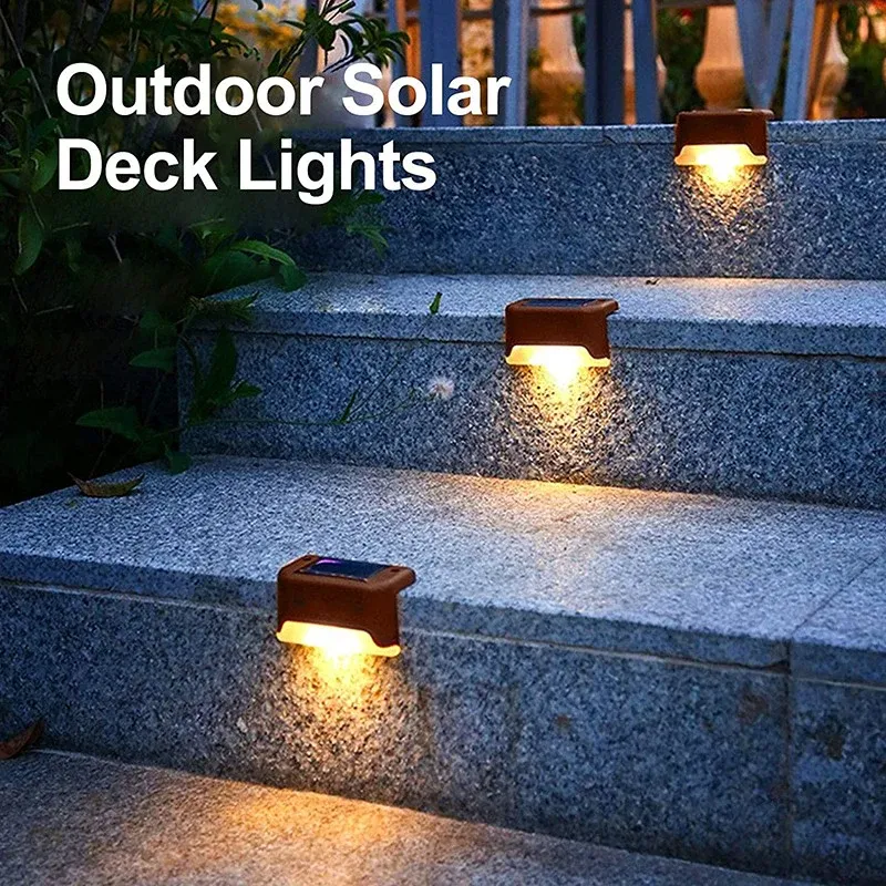 Solar Step Lamp, Outdoor Solar Deck Light, Waterproof LED Fence Light, Solar Garden Pathway Lamp, Solar Powered Yard Light, Solar Wall Light for Stairs, Warm Light Solar Lamp, Energy Saving Outdoor Lighting, IP65 Waterproof Solar Lamp, Eco-Friendly Garden Light, Automatic Solar Night Light, Home & Patio Lighting, thetrendhood.com