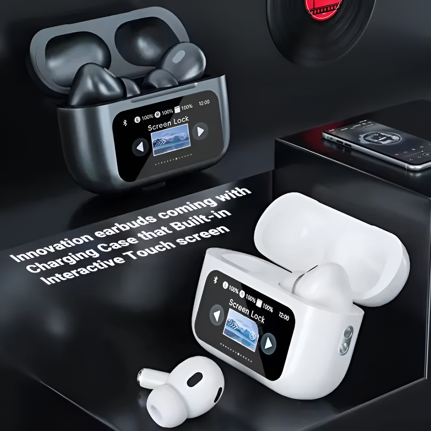 A9 Pro AirPods Pro, Wireless Bluetooth 5.3 Earbuds, AirPods with LCD Display, Hi-Fi Stereo Earbuds, Noise Cancelling Bluetooth Earphones, Touch Control Wireless Earbuds, Long Battery Life Earbuds, A9 Pro TWS Earbuds, Best Wireless Earbuds for Android and iPhone, Gaming Earbuds with Low Latency, True Wireless Bluetooth Headphones, thetrendhood.com