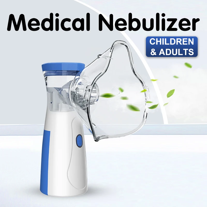 Portable Nebulizer for Asthma, Nebulizer Machine for Kids and Adults, Inhaler Nebulizer for Breathing Relief, Medical-Grade Nebulizer, Compact Nebulizer Device, Asthma Inhaler Machine, Travel Nebulizer, Silent Portable Nebulizer, Steam Therapy Device for Asthma, Respiratory Relief Nebulizer, Home Nebulizer for Cough and Cold, Rechargeable Nebulizer Machine