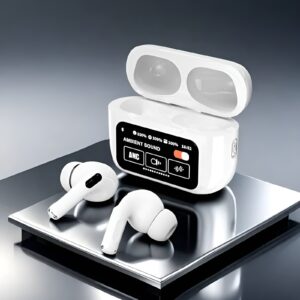 A9 Pro AirPods Pro, Wireless Bluetooth 5.3 Earbuds, AirPods with LCD Display, Hi-Fi Stereo Earbuds, Noise Cancelling Bluetooth Earphones, Touch Control Wireless Earbuds, Long Battery Life Earbuds, A9 Pro TWS Earbuds, Best Wireless Earbuds for Android and iPhone, Gaming Earbuds with Low Latency, True Wireless Bluetooth Headphones, thetrendhood.com