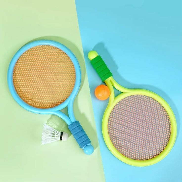 Kids Badminton Racket Set, Children Tennis Racket Toy, Outdoor Sports Toy for Kids, Badminton Set for Boys and Girls, Lightweight Racket Set, Kids Outdoor Play Set, Fun Exercise Toys for Children, Indoor Sports Game for Kids, Family Outdoor Activity Toy, Tennis & Badminton Combo Set, Toddler Sports Toy, Hand-Eye Coordination Toy, Kids Summer Play Toy