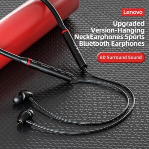 Lenovo HE05X 2, Lenovo Bluetooth Neckband Earphones, Lenovo Sports Earphones, Waterproof Neckband Earphones, Magnetic Bluetooth Earphones, Wireless Sports Headset, Bluetooth 5.0 Earphones, Lenovo ThinkPlus Headset, IPX5 Waterproof Earphones, Deep Bass Bluetooth Earphones, Flexible Neckband Headphones, thetrendhood.com