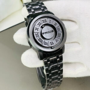 magnetic ball watch black stainless steel watch modern minimalist watch unique magnetic watch men’s fashion wristwatch stainless steel magnetic watch stylish black watch innovative design wristwatch everyday wear watch luxury style magnetic watch, thetrendhood.com