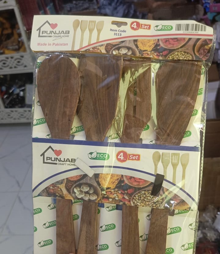 wooden spoon set, pack of 4 wooden spoons, kitchen wooden utensils, natural wood cooking spoons, non stick safe utensils, wooden kitchen tools, eco friendly cooking utensils, light brown wooden spoons, kitchen essentials set, cooking spoons for nonstick pans, wooden spatula set, durable wooden kitchen gadgets, thetrendhood.com