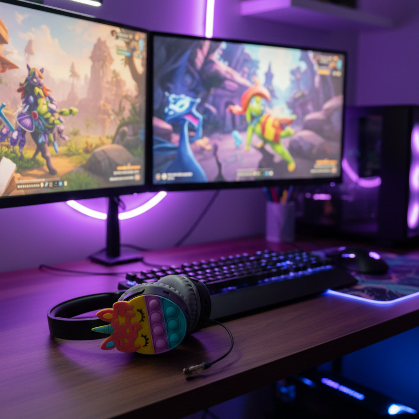 SAMONPOW kids headphones, kids Bluetooth headphones, wireless headphones for children, noise cancelling kids headset, children headphones with mic, school headphones for kids, on-ear Bluetooth headphones for kids, safe volume kids headphones, black kids wireless headset, headphones for online classes, thetrendhood.com