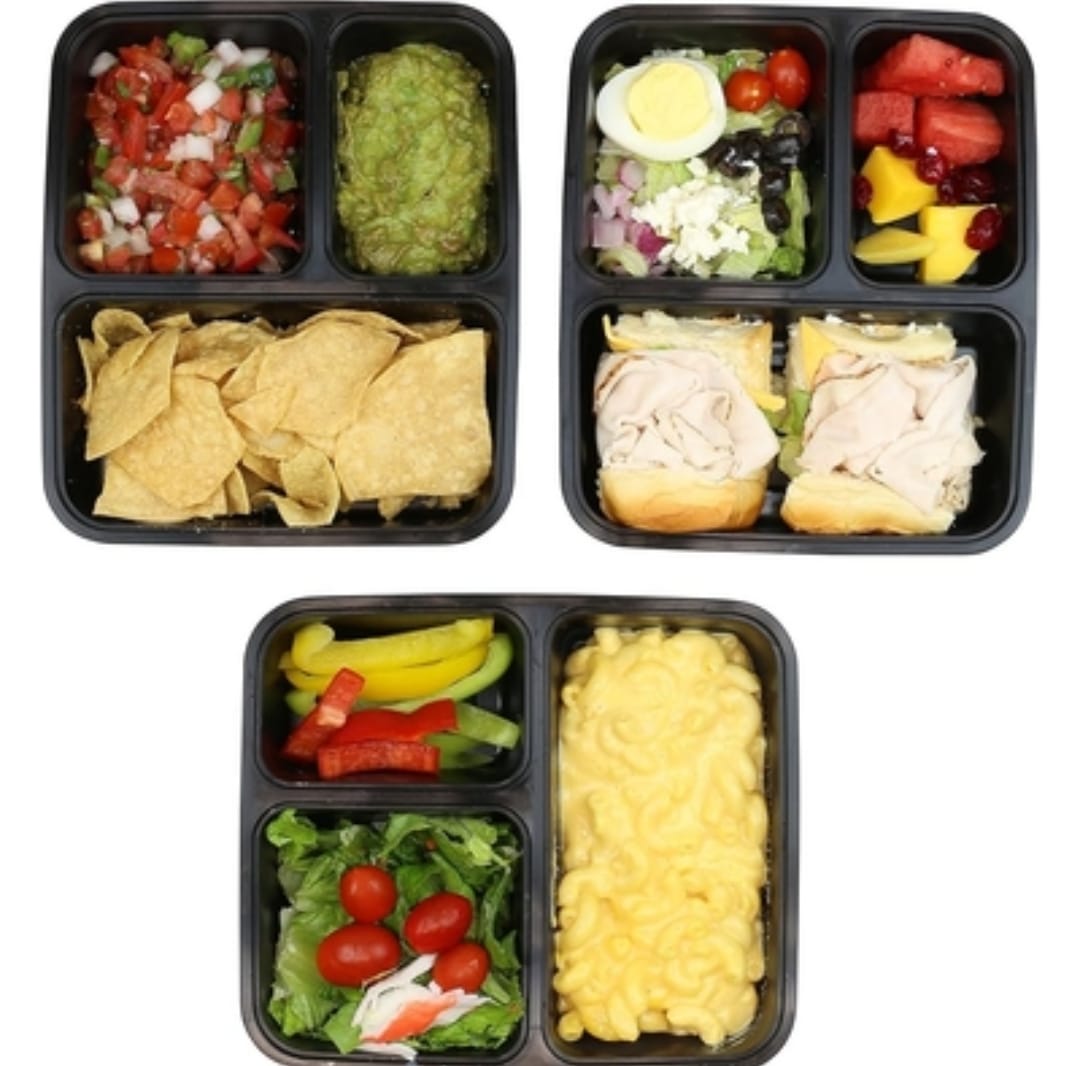 meal prep containers, 3 compartment lunch box, BPA free food container, leak proof meal prep box, microwave safe food storage, freezer safe meal containers, portion control container, 36oz meal prep container, airtight lunch container, reusable food storage box, dishwasher safe food container, healthy meal prep box, thetrendhood.com