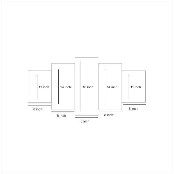 BMW 5-Piece Wooden Art Frame Set - Image 2